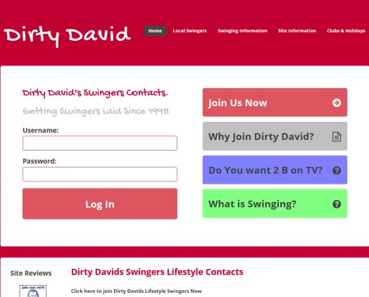 dirty davids swinging contacts